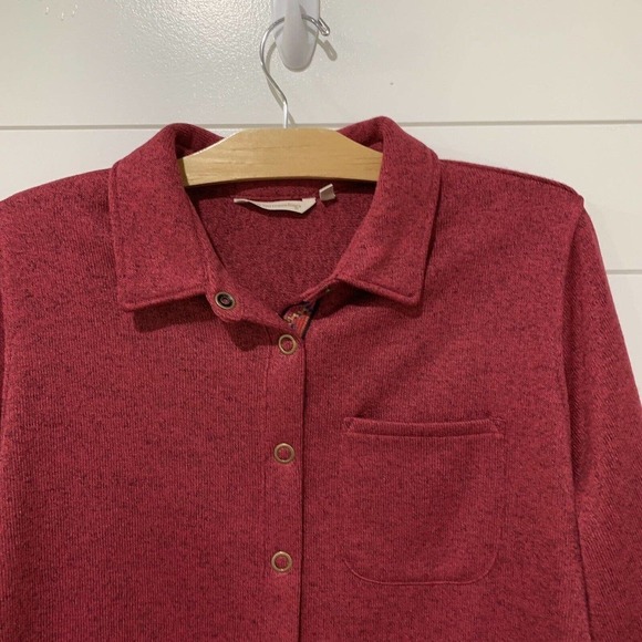 Soft Surroundings Women’s Willow Fleece Shirt Jacket Embroidered Size 1X EUC - Picture 2 of 9
